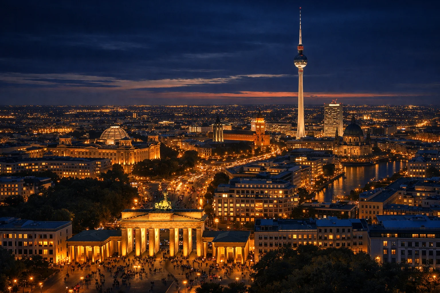 Berlin bei Nacht